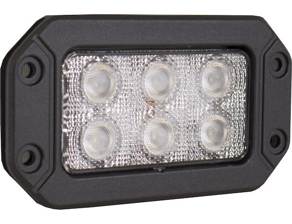 6.5 Inch by 3.5 Inch Rectangular LED Clear Flood Light