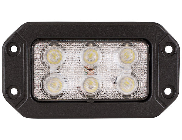 6.5 Inch by 3.5 Inch Rectangular LED Clear Flood Light