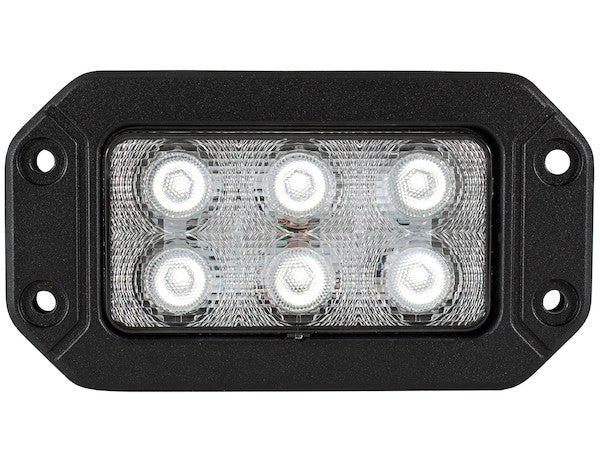 6.5 Inch by 3.5 Inch Rectangular LED Clear Flood Light