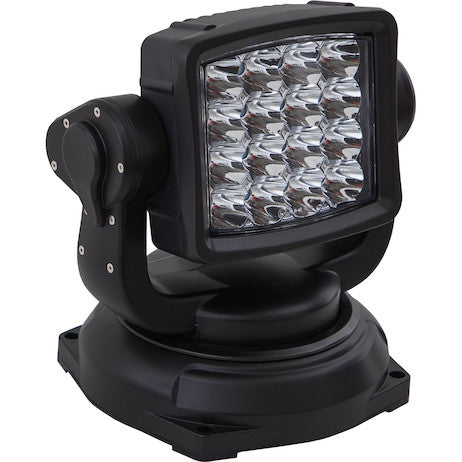 Ultra Bright Remote Control Spot Light, Magnetic Mount - Black