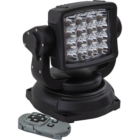 Ultra Bright Remote Control Spot Light, Magnetic Mount - Black
