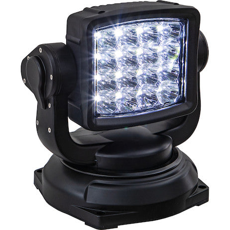 Ultra Bright Remote Control Spot Light, Magnetic Mount - Black