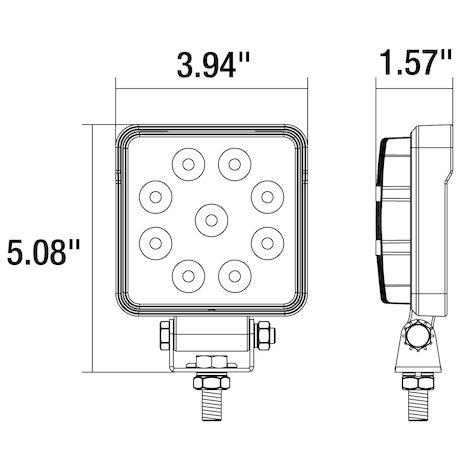 4 Inch Square LED Flood Light