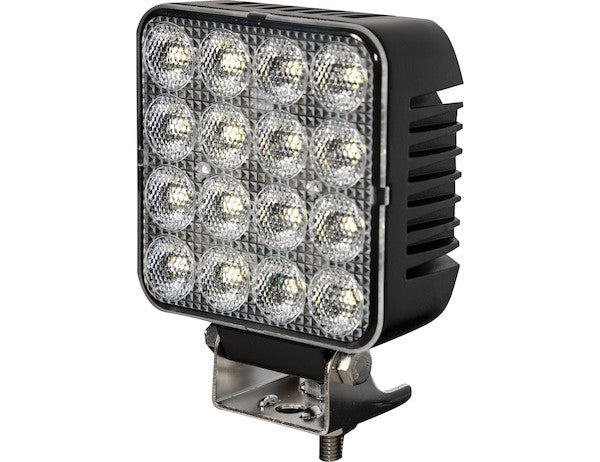 Ultra Bright 4.5 Inch LED Combination Flood/Strobe Light - Square