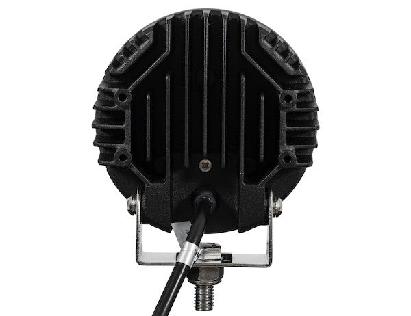 Ultra Bright 4.5 Inch Wide LED Flood Light with Strobe - Round Lens