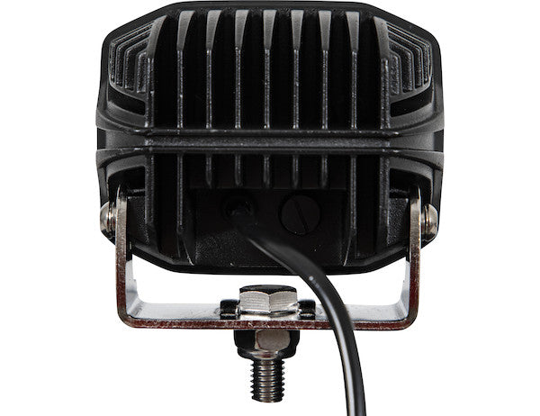 4 Inch Wide LED Flood Light with Strobe - Square Lens