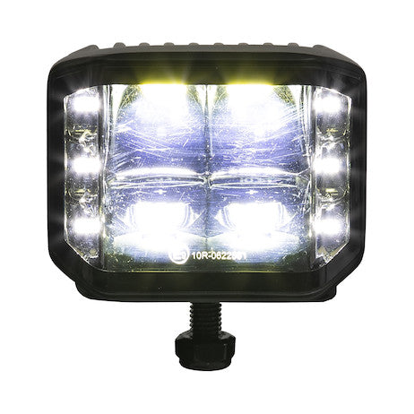 1492197 - Ultra Bright Wide Angle 4 Inch by 3 Inch Rectangular LED Clear Spot-Flood Combination Light