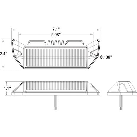 Combination Scene and Amber Strobe Light