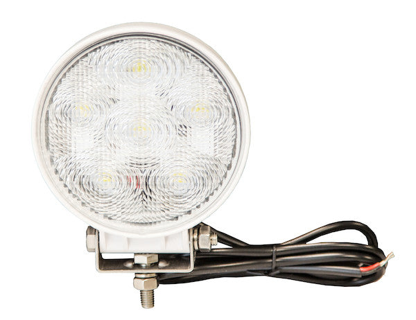 4.5 Inch Clear LED Flood Light with White Housing