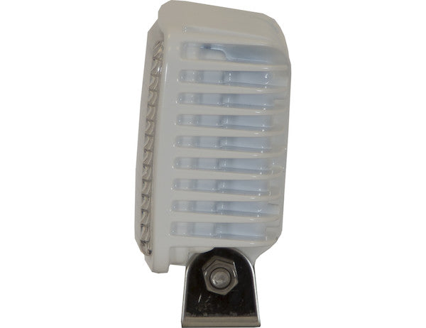 4 Inch by 6 Inch Rectangular LED Clear Spot Light With White Housing