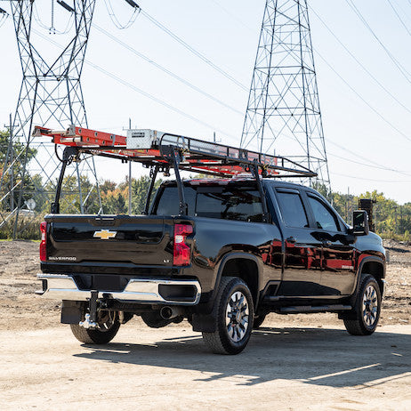 13 Foot Black Steel Truck Ladder Rack