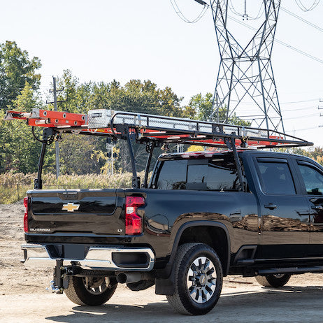 13 Foot Black Steel Truck Ladder Rack