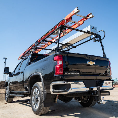 13 Foot Black Steel Truck Ladder Rack