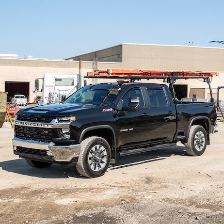 13 Foot Black Steel Truck Ladder Rack