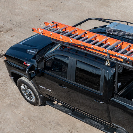13 Foot Black Steel Truck Ladder Rack