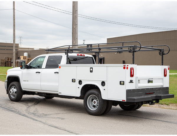 14-1/2 Foot Black Service Body Ladder Rack