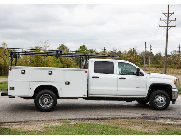 14-1/2 Foot Black Service Body Ladder Rack