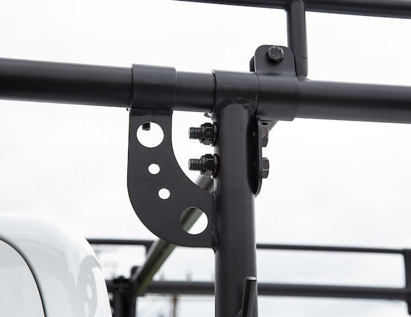 13-1/2 Foot Black Service Body Ladder Rack