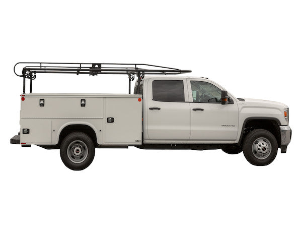 15-1/2 Foot Black Service Body Ladder Rack