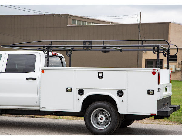 14-1/2 Foot Black Service Body Ladder Rack