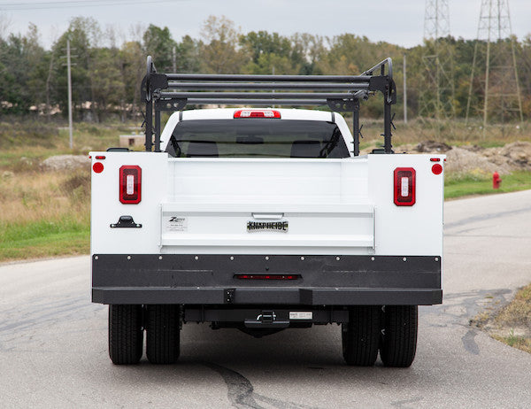 14-1/2 Foot Black Service Body Ladder Rack