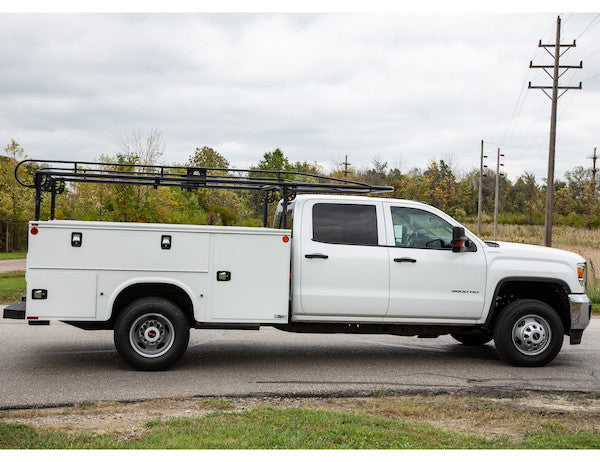 14-1/2 Foot Black Service Body Ladder Rack