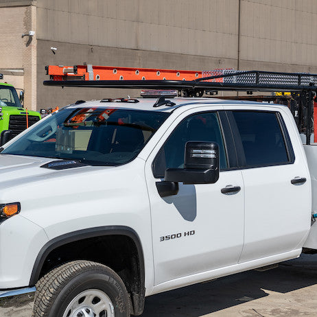 13-1/2 Foot Black Service Body Ladder Rack