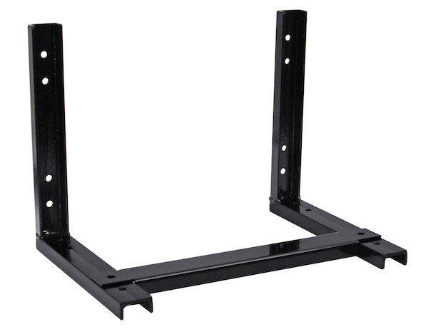 15x14-inch Black Steel Mounting Brackets For 24-inch and 36-inch Buyer Products Poly Truck Boxes 