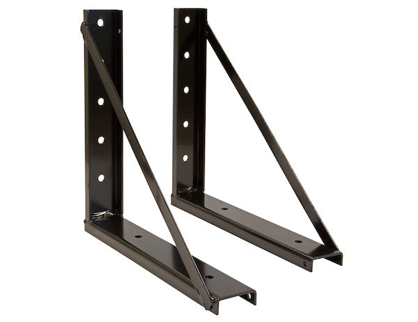 18x27 Inch Welded Black Formed Steel Mounting Brackets