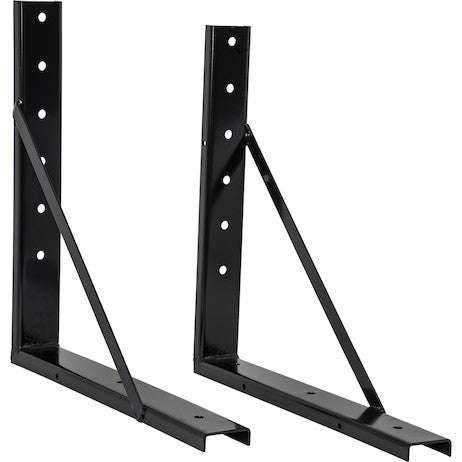 24x24 Inch Welded Black Formed Steel Mounting Brackets