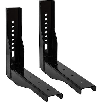 1701018 - Pro Series Gloss Black Structural Steel Mounting Brackets, For Use With 18x18 Underbody Truck Boxes