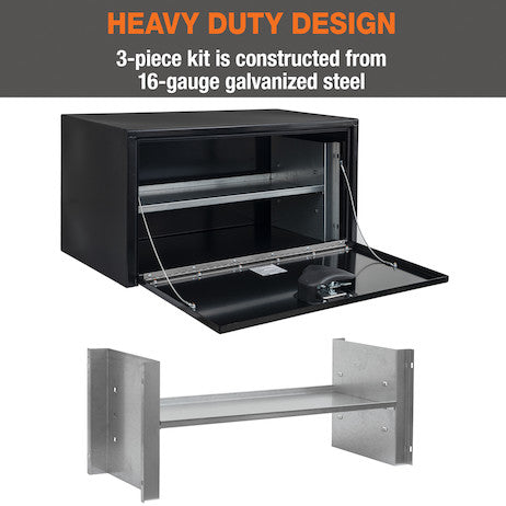 Universal Shelf Kit for 18x18x48 Underbody Truck Tool Boxes