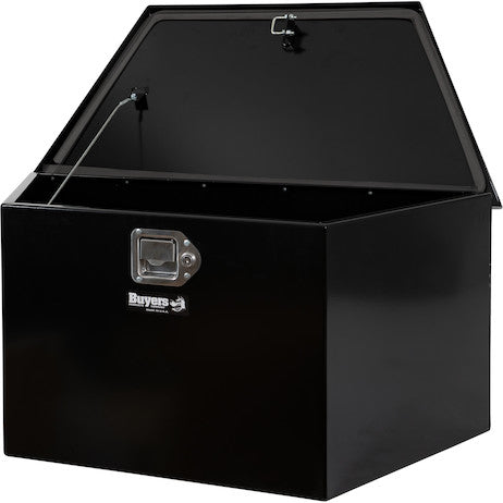 27 Inch Wide Gloss Black Steel Trailer Tongue Truck Box