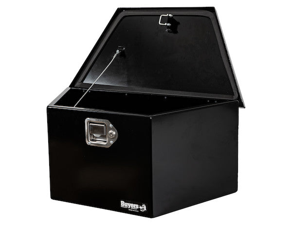 27 Inch Wide Gloss Black Steel Trailer Tongue Truck Box