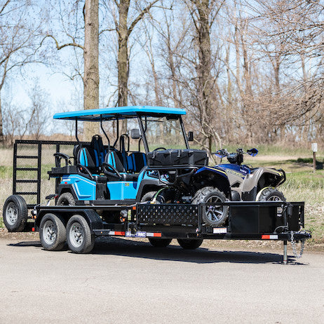 27 Inch Wide Gloss Black Steel Trailer Tongue Truck Box