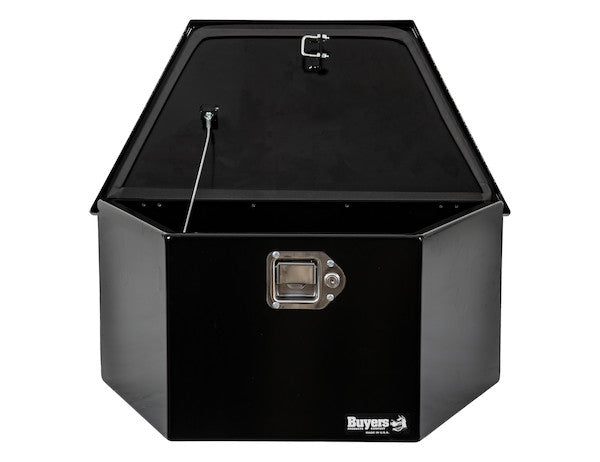 27 Inch Wide Gloss Black Steel Trailer Tongue Truck Box