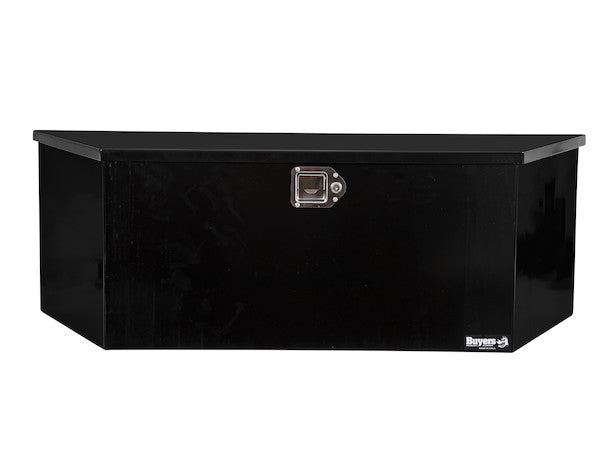 49 Inch Wide Gloss Black Steel Trailer Tongue Truck Box