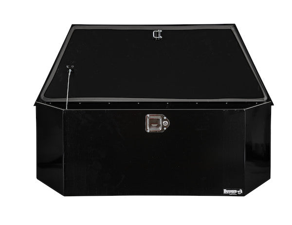 49 Inch Wide Gloss Black Steel Trailer Tongue Truck Box