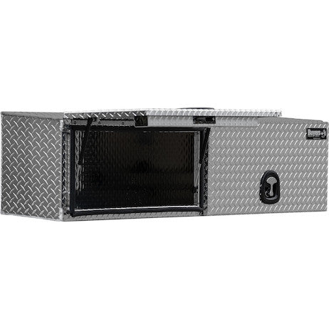 18x16x88 Inch Diamond Tread Aluminum Topsider Truck Box with Flip-Up Doors