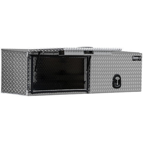 18x16x88 Inch Diamond Tread Aluminum Topsider Truck Box with Flip-Up Doors