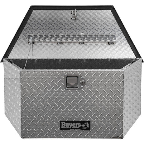 35 Inch Wide Diamond Tread Aluminum Trailer Tongue Truck Box