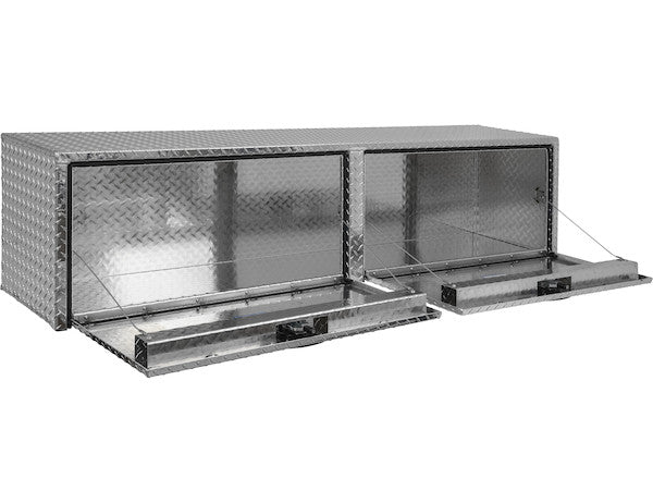 18x16x90 Inch Diamond Tread Aluminum Topsider Truck Box