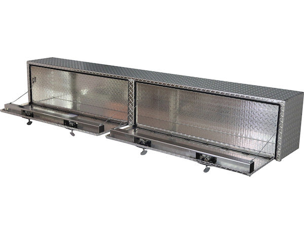 18x16x96 Inch Diamond Tread Aluminum Topsider Truck Box