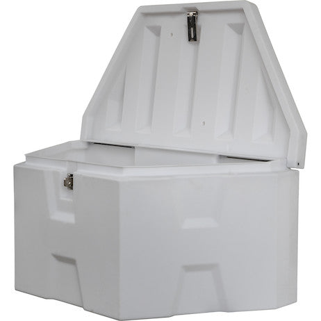 36 Inch Wide White Poly Trailer Tongue Truck Box