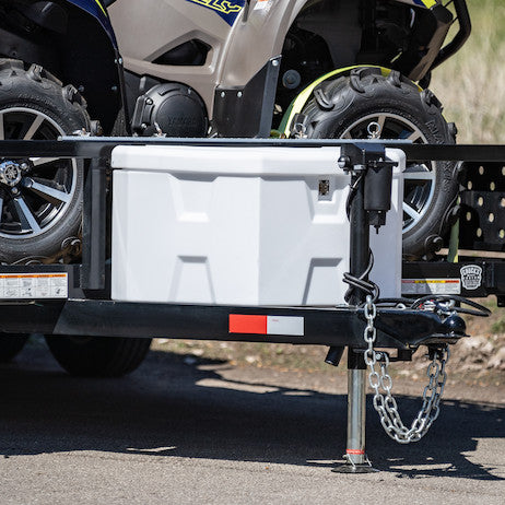 36 Inch Wide White Poly Trailer Tongue Truck Box