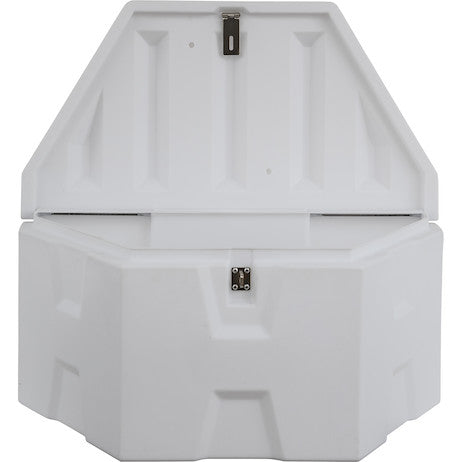 36 Inch Wide White Poly Trailer Tongue Truck Box