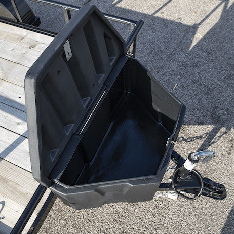 36 Inch Wide Black Poly Trailer Tongue Truck Box