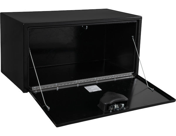 18x18x24 Inch Black Steel Underbody Truck Box With Paddle Latch
