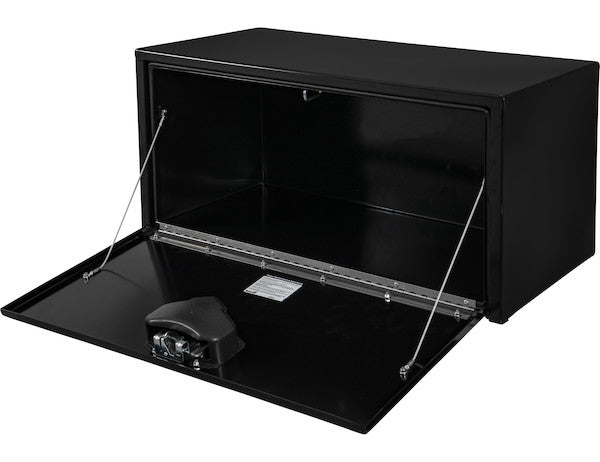 18x18x24 Inch Black Steel Underbody Truck Box With Paddle Latch