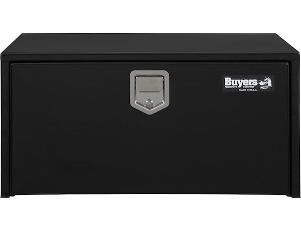 18x18x24 Inch Black Steel Underbody Truck Box With Paddle Latch